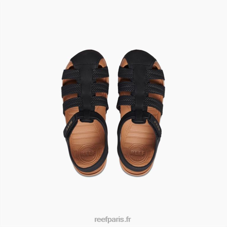 en Reef plage d'eau pour enfantsnoir/beige 0XL0D884