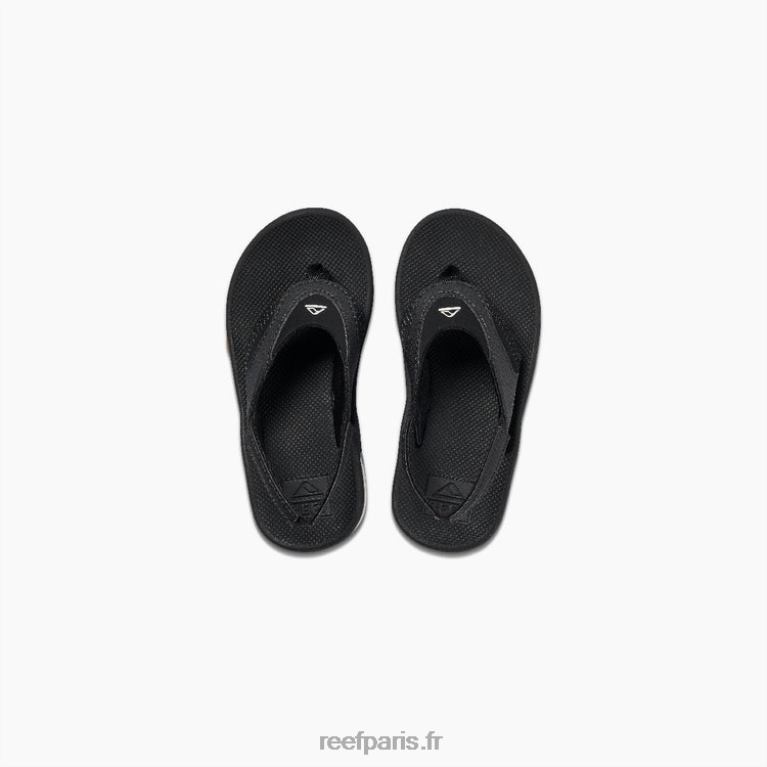 en Reef petit fan enfants Noir argent 0XL0D816