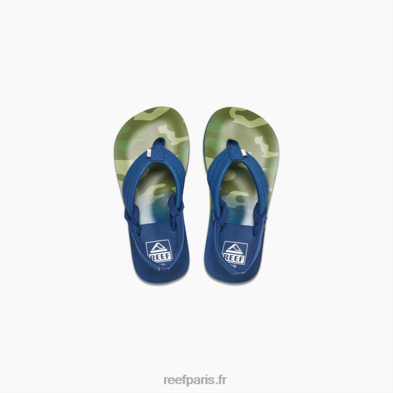 fr Reef petit ahi enfants marine/camouflage 0XL0D833