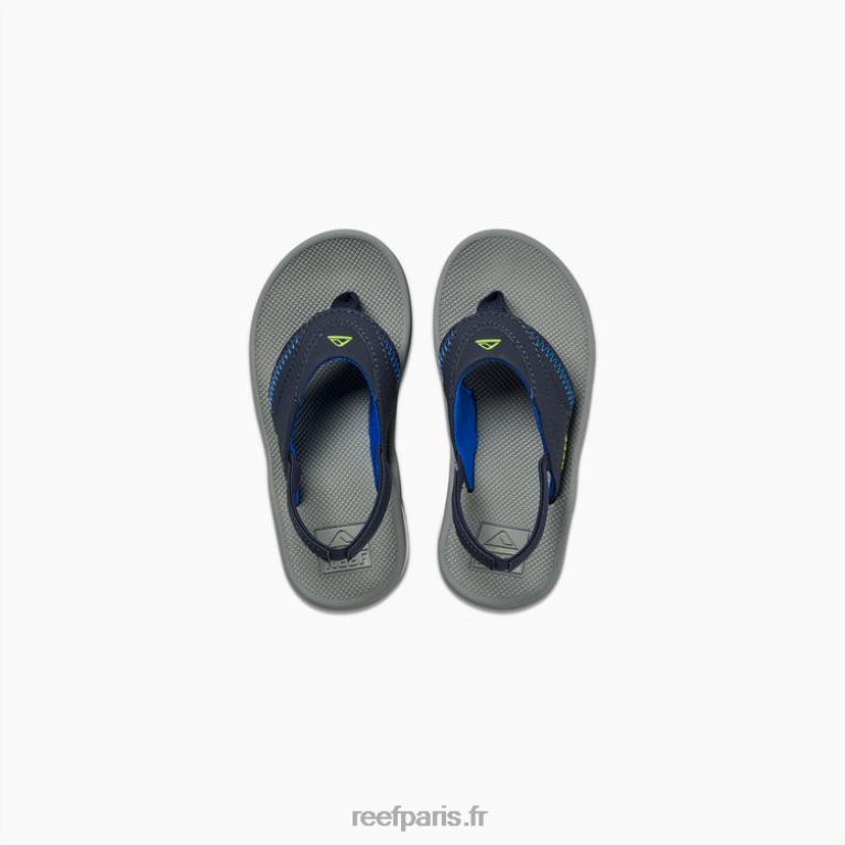 fr Reef petit fan enfants bleu marine/citron vert 0XL0D831