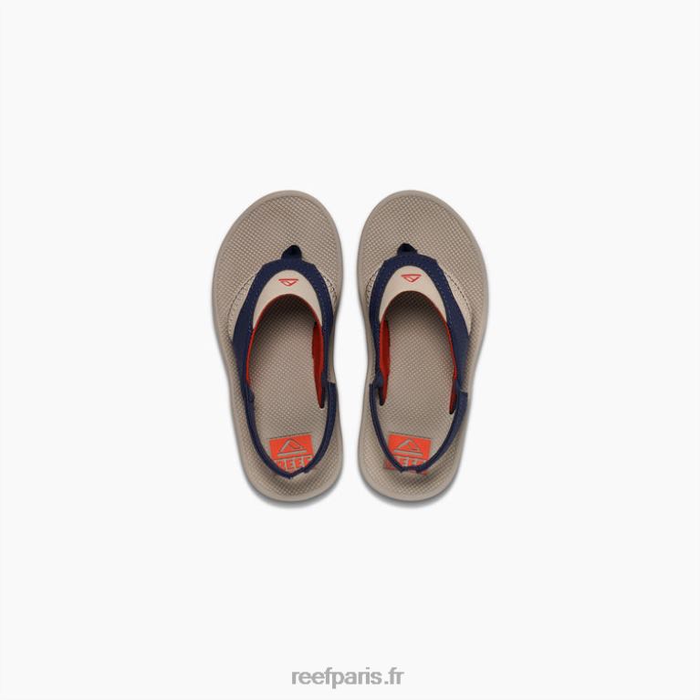 fr Reef petit fan enfants taupe/marine 0XL0D827