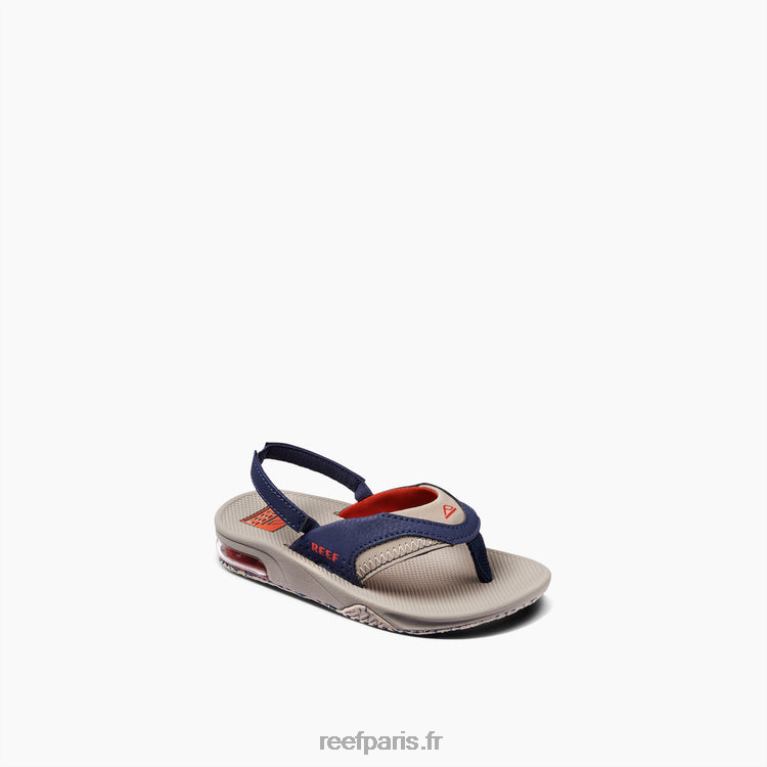 fr Reef petit fan enfants taupe/marine 0XL0D827