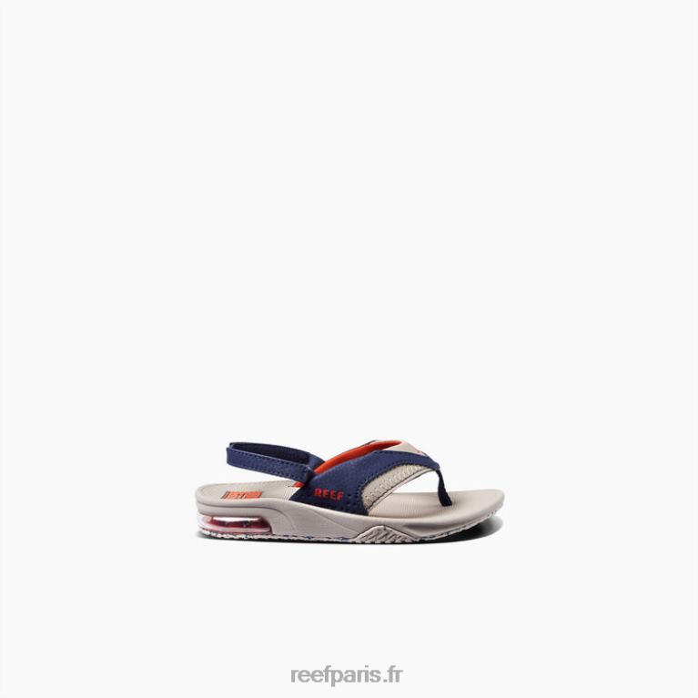 fr Reef petit fan enfants taupe/marine 0XL0D827