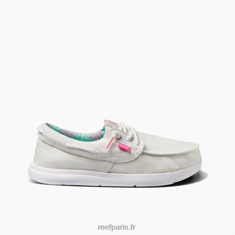 fr Reef coussin côte bateau femmes blanc 0XL0D244