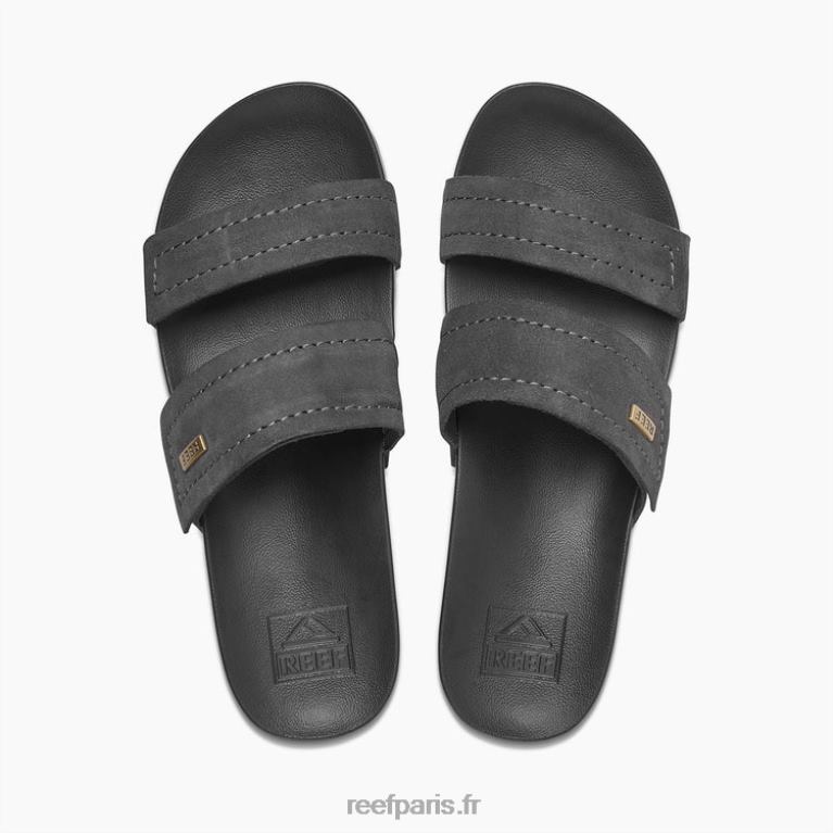 en Reef daim vista velcro femmes noir 0XL0D139