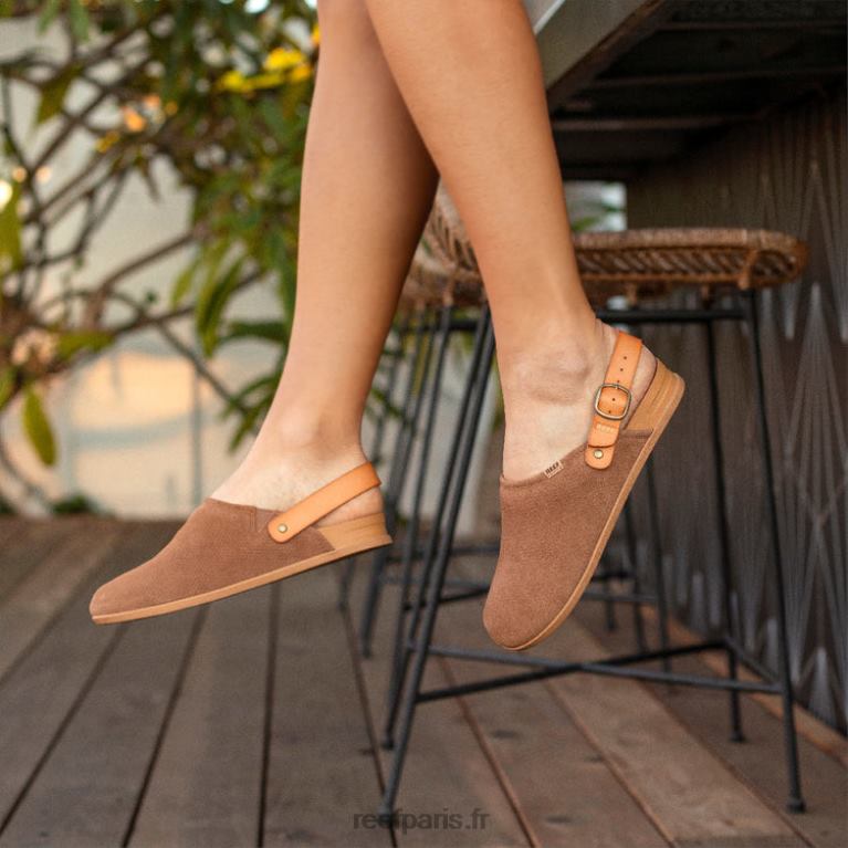 encoussin récif suède sauge femmes café 0XL0D221