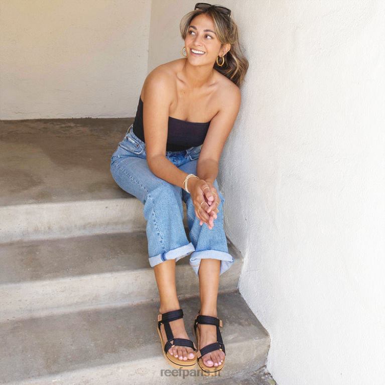 fr Reef coussin rem salut femmes noir/beige 0XL0D130