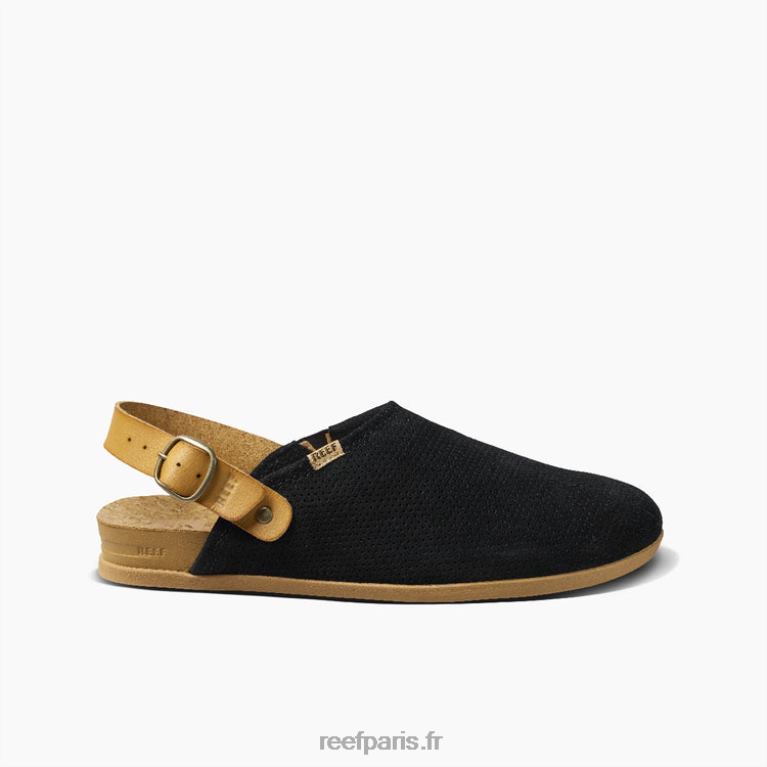 frcoussin récif suède sauge femmes noir 0XL0D220