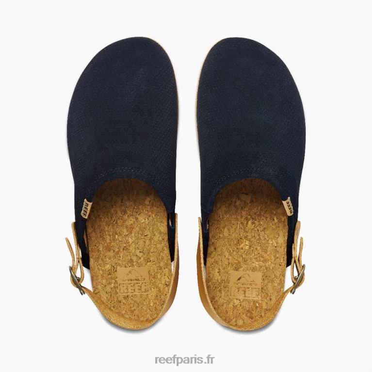 frcoussin récif suède sauge femmes noir 0XL0D220