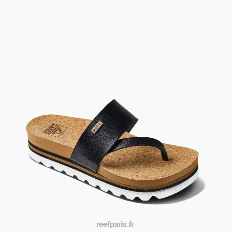 en Reef coussin sol salut femmes noir/beige 0XL0D29