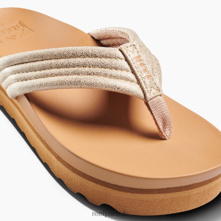 fr Reef coussin karité salut femmes bronzage/champagne 0XL0D122