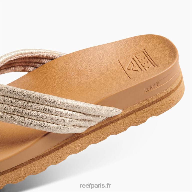 fr Reef coussin karité salut femmes bronzage/champagne 0XL0D122