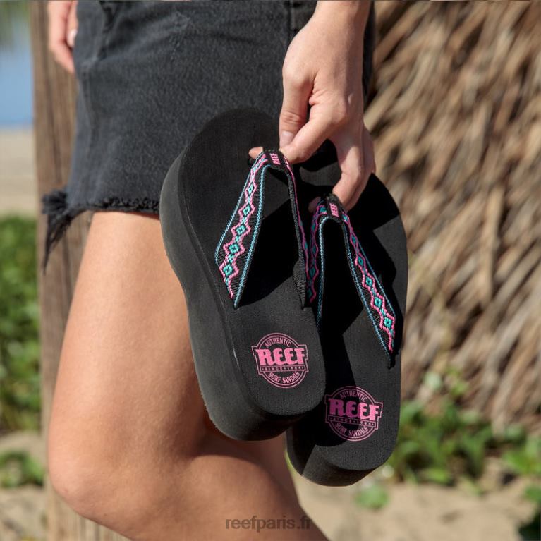 fr Reef salut sablonneux femmes noir/malibu 0XL0D52