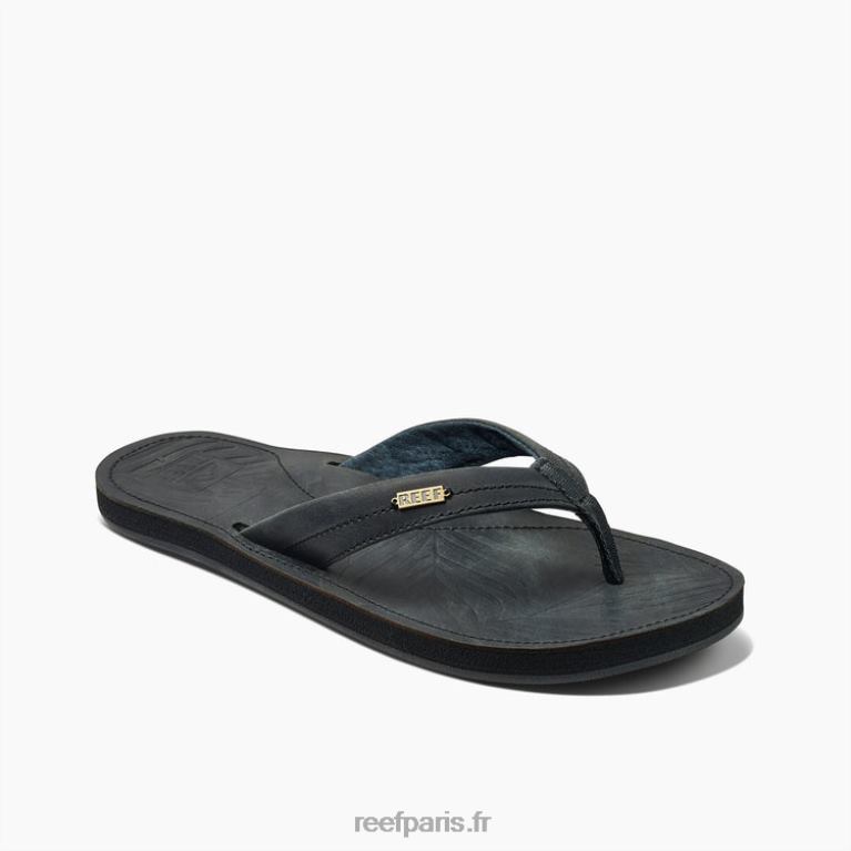 frcuir à la dérive de récif femmes noir poussiéreux 0XL0D208