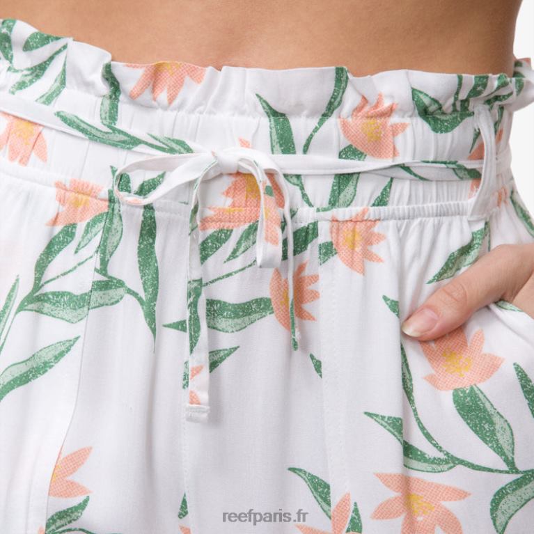 en Reef pantalon paperbag espoir femmes blanc brillant 0XL0D291