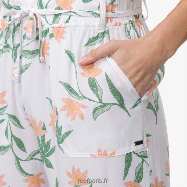 en Reef pantalon paperbag espoir femmes blanc brillant 0XL0D291