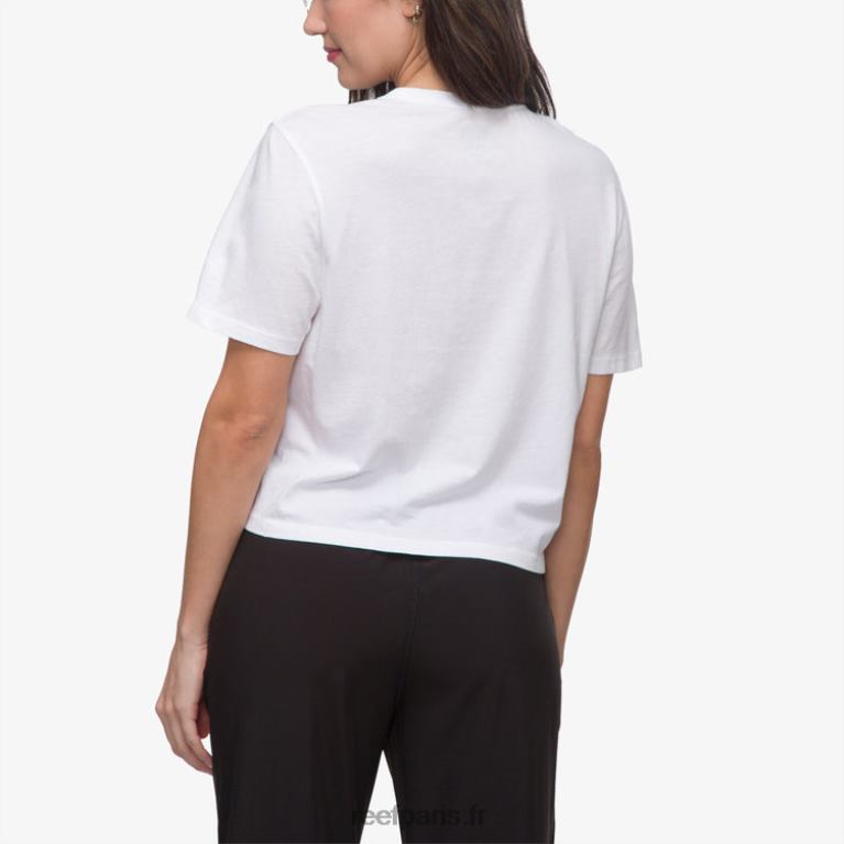 fr Reef T-shirt court à manches courtes pour enfant femmes blanc brillant 0XL0D268