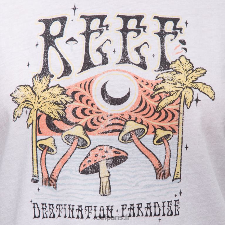 fr Reef T-shirt court à manches courtes pour enfant femmes blanc brillant 0XL0D268