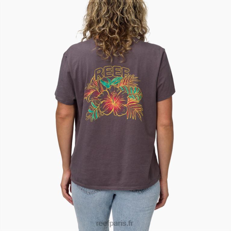 fr Reef t-shirt à manches courtes belina femmes gris 0XL0D278