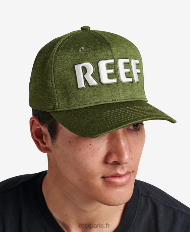 en Reef bonnet barcelone coupe stretch Hommes olive foncé 0XL0D782
