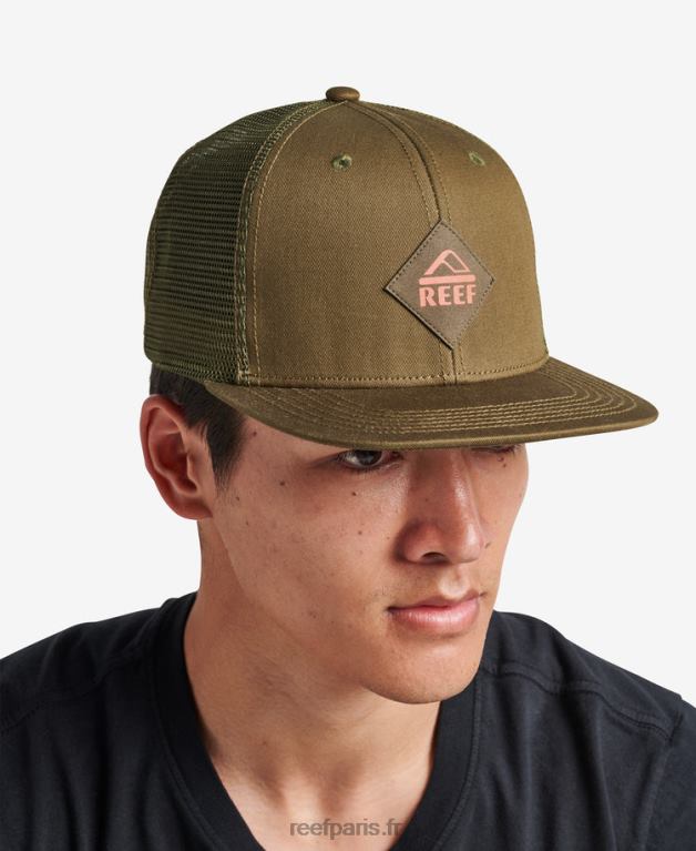 en Reef casquette madre snapback Hommes olive foncé 0XL0D760