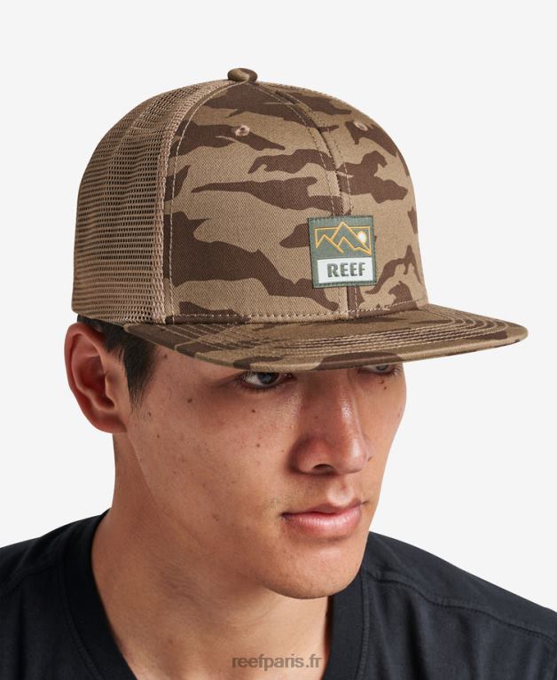 fr Reef casquette de camionneur backwoods snapback Hommes coriandre 0XL0D765