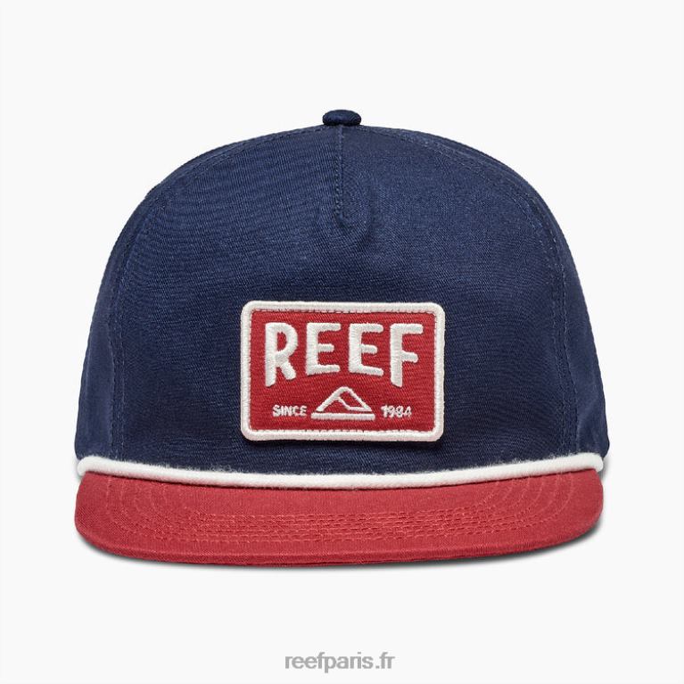 fr Reef chapeau à bec plat morter Hommes bouffon rouge 0XL0D801
