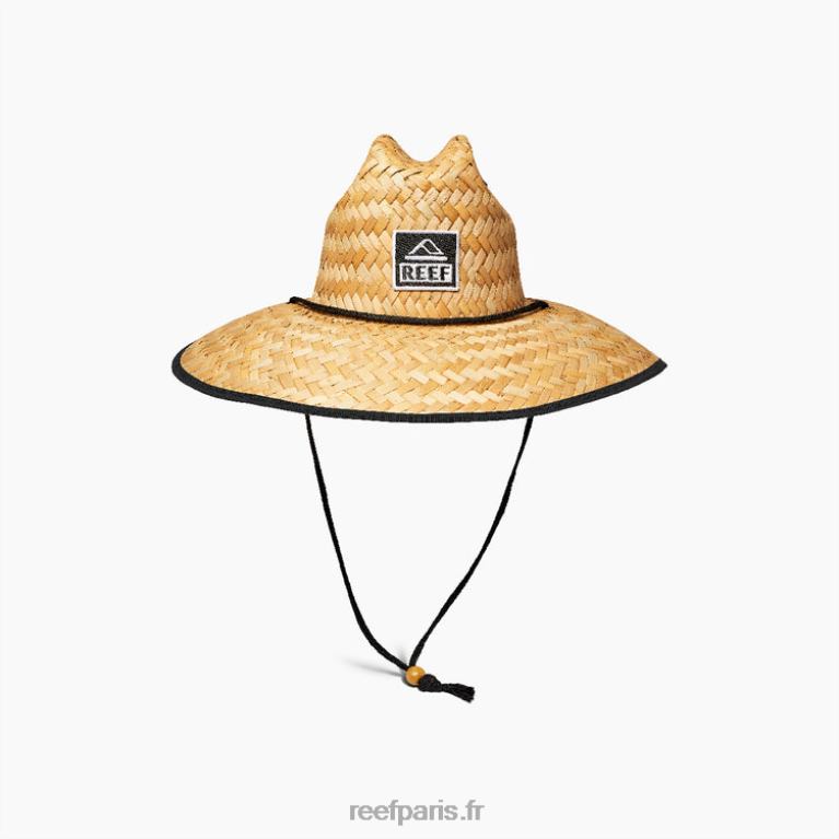 fr Reef chapeau de paille averse Hommes caviar 0XL0D757
