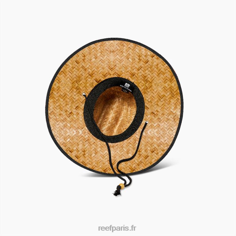 fr Reef chapeau de paille averse Hommes caviar 0XL0D757