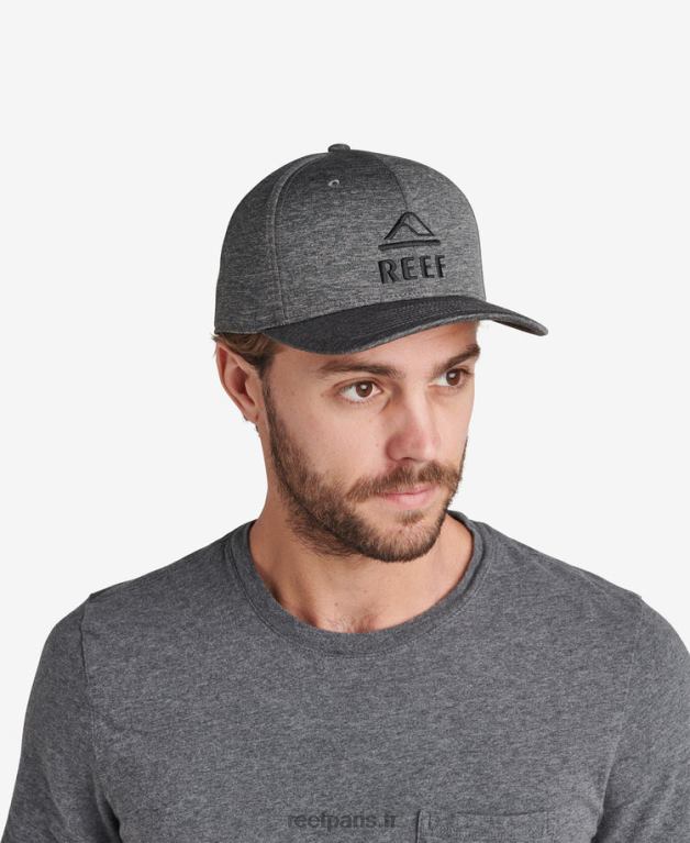 fr Reef grand chapeau à coupe extensible Hommes caviar 0XL0D783