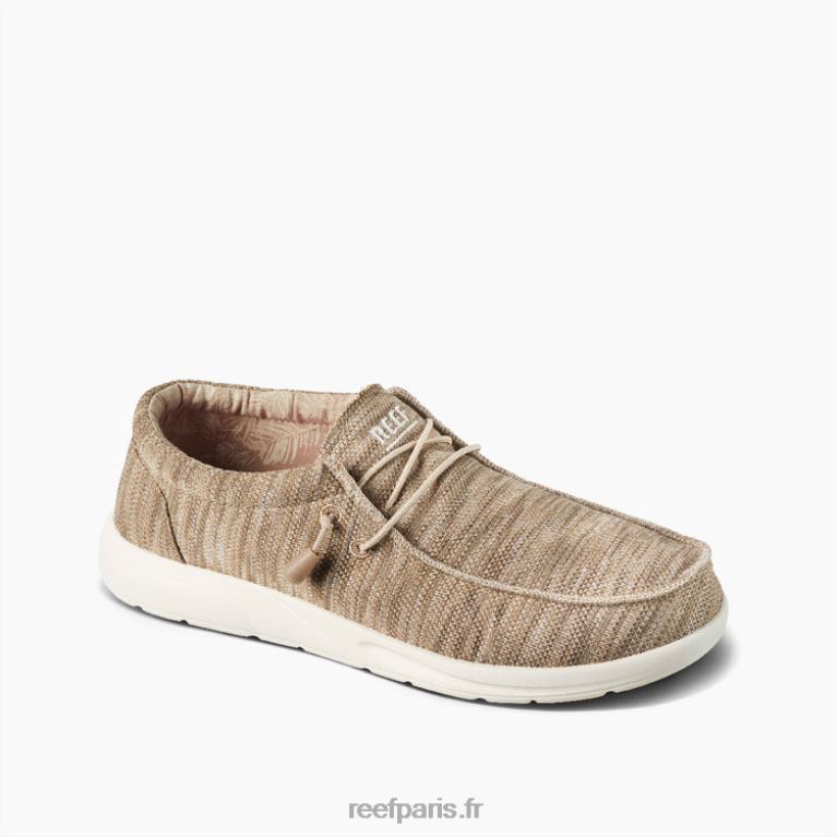 en Reef coussin côte maille Hommes bronzage/os 0XL0D510