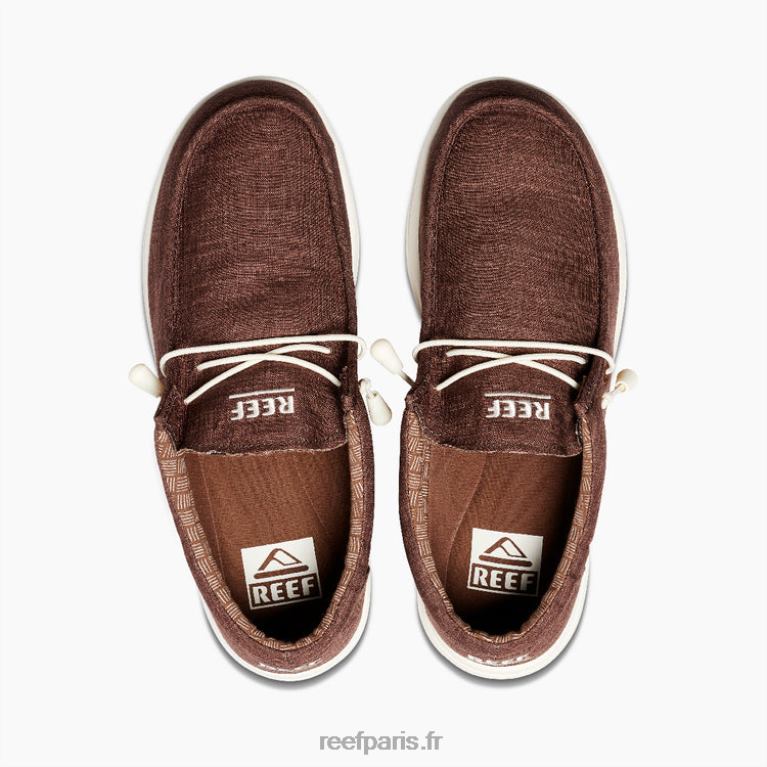 fr Reef coussin côte textile Hommes brun 0XL0D525