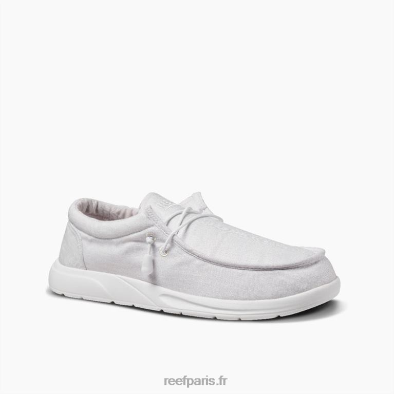 fr Reef coussin côte textile Hommes palmier blanc 0XL0D501