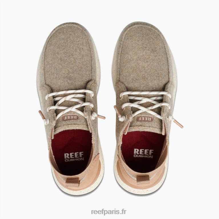 en Reef bonnet blanc Hommes laine beige 0XL0D514