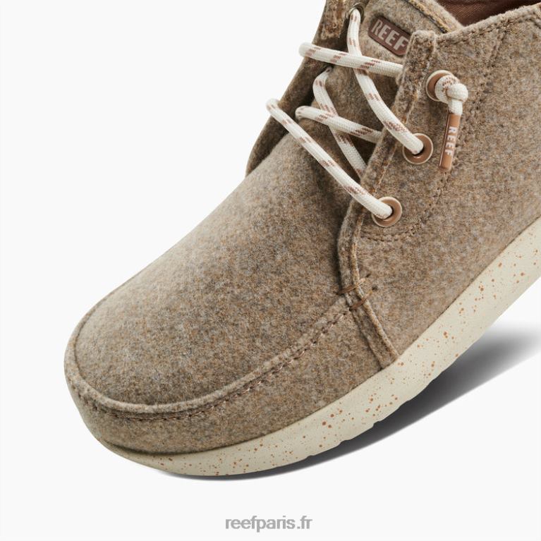 en Reef bonnet blanc Hommes laine beige 0XL0D514