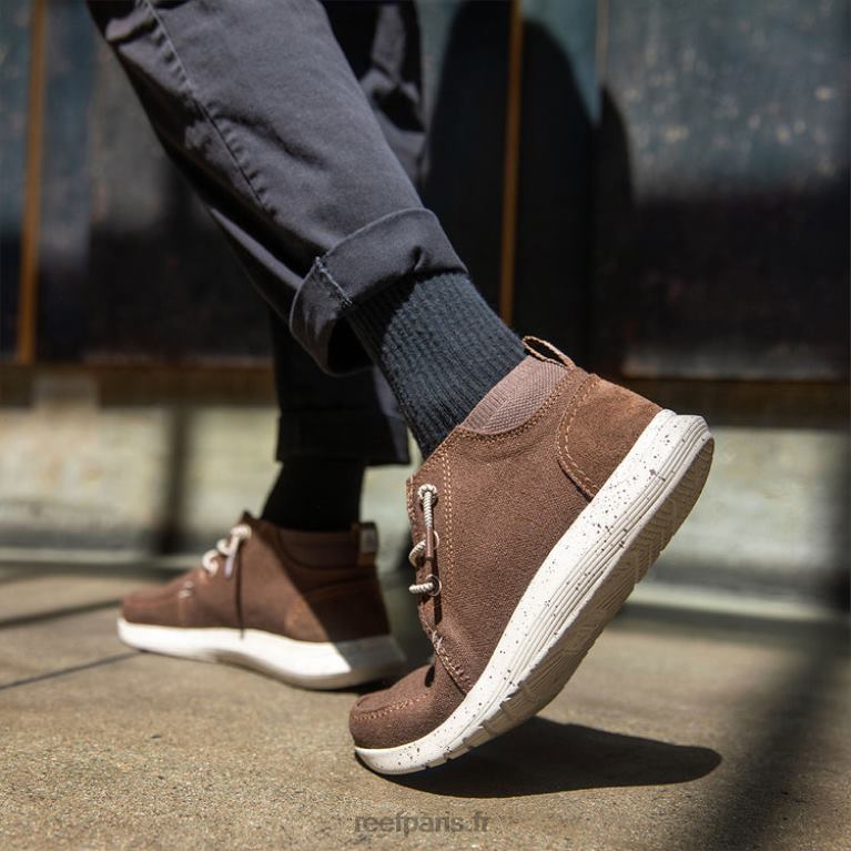 fr Reef bonnet blanc Hommes brun 0XL0D517