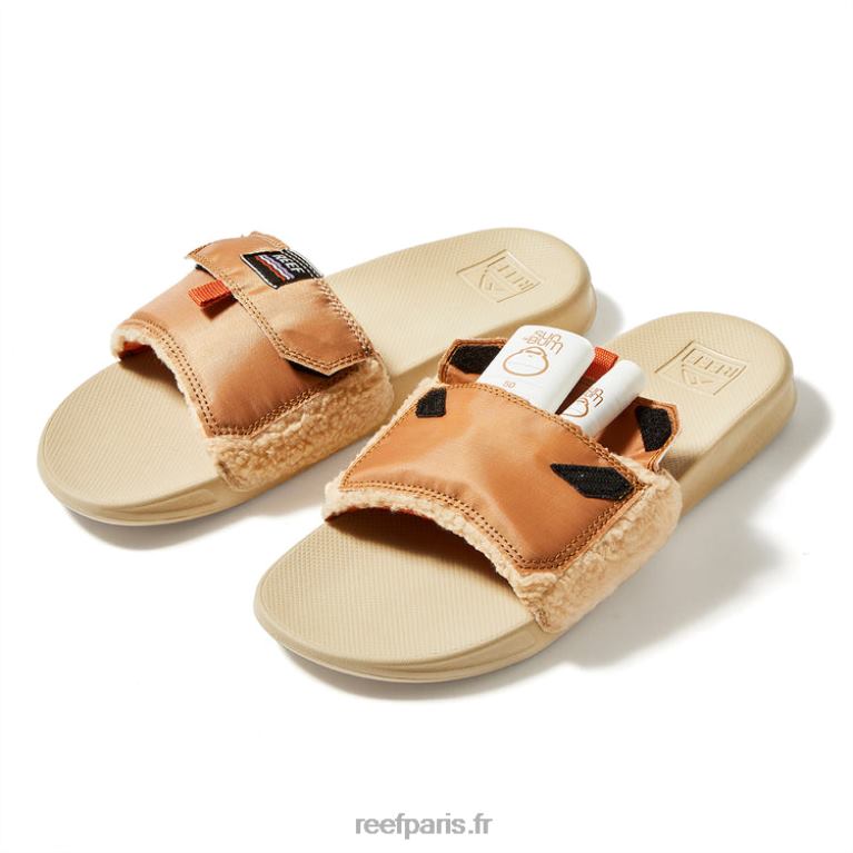 en Reef cachette de veste Hommes bronzer 0XL0D478