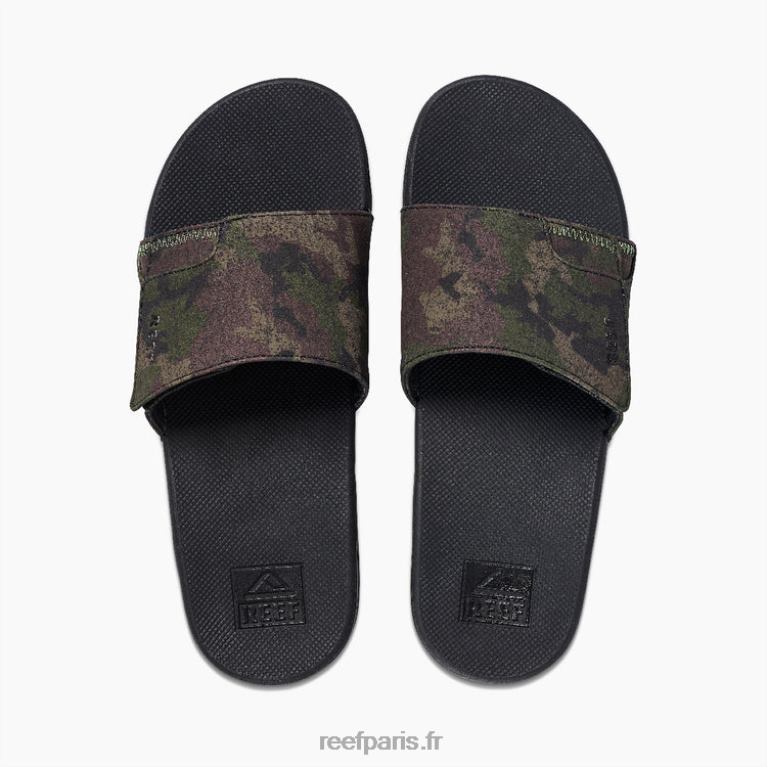 en Reef toboggan Hommes camouflage olive 0XL0D356