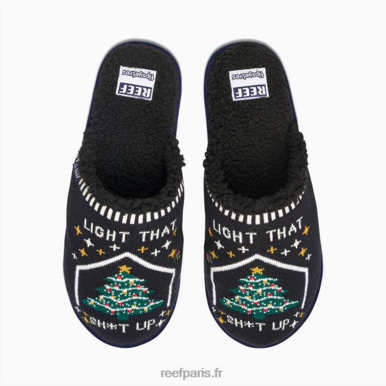 enpantoufles de récif x elfes ivres Hommes allume cette merde 0XL0D548