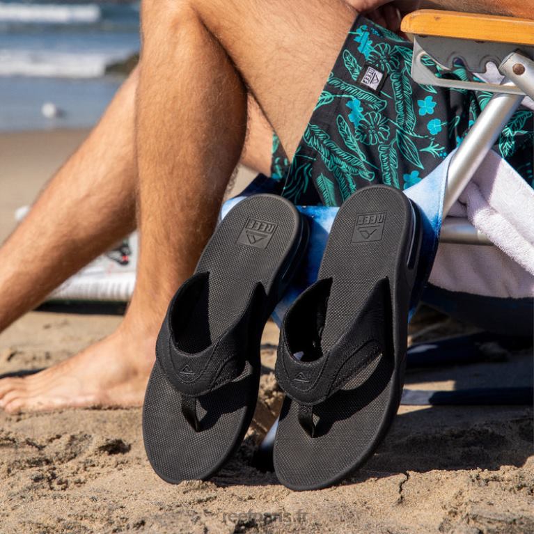 en Reef attiser Hommes tout noir 0XL0D327