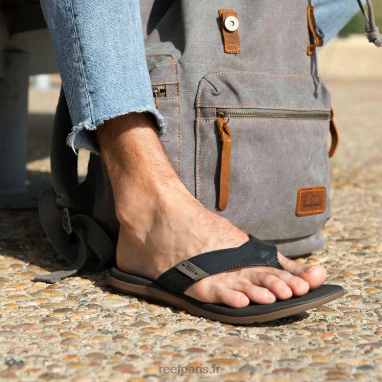 enrécif santa ana Hommes noir 0XL0D364