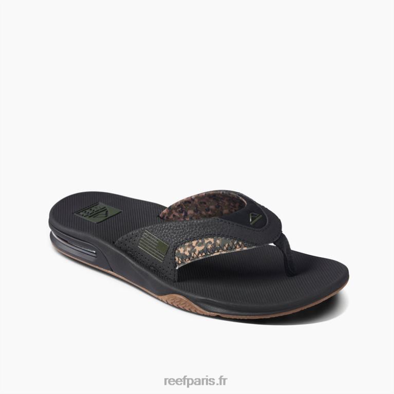 fr Reef attiser Hommes noir/camouflage 0XL0D473