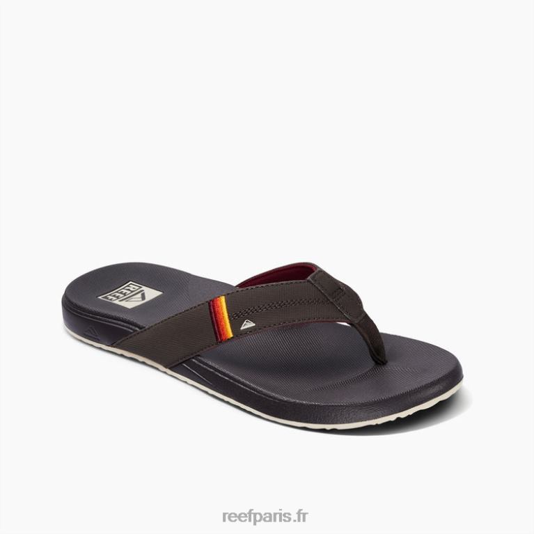 fr Reef coussin fantôme Hommes coucher de soleil brun vintage 0XL0D310