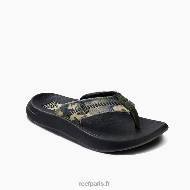 fr Reef croiseur à semelle gonflée Hommes camouflage/gris 0XL0D435