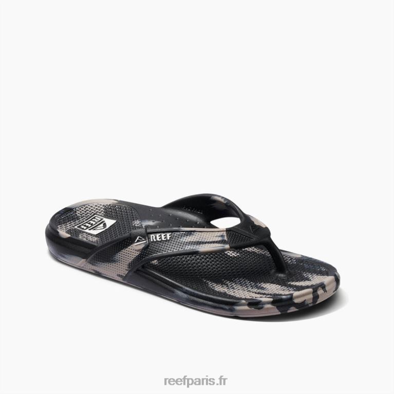 fr Reef oasis Hommes marbre noir/taupe 0XL0D401
