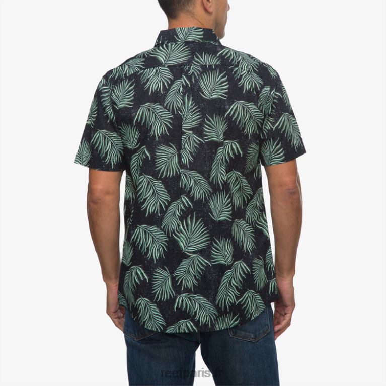 en Reef chemise culber à manches courtes Hommes caviar 0XL0D640