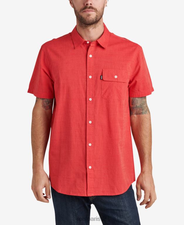 en Reef chemise à manches courtes Hommes hibiscus 0XL0D646