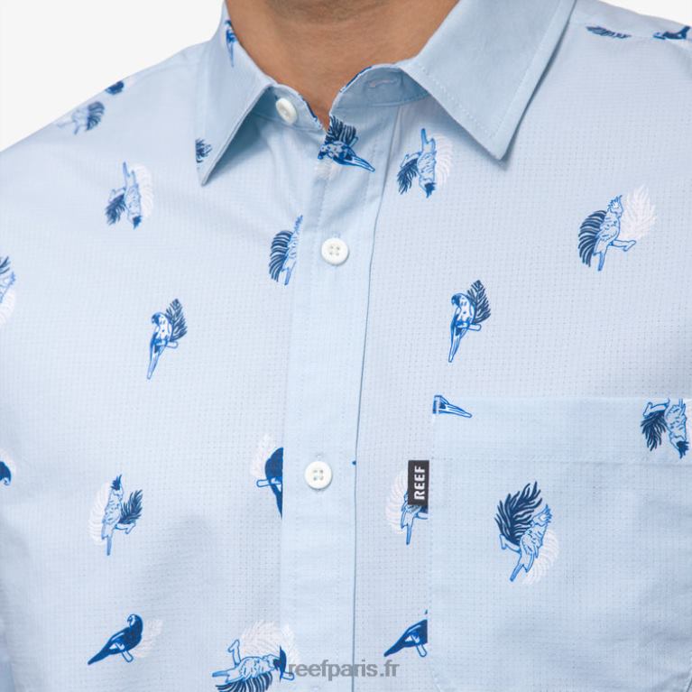 en Reef chemise à manches courtes Hommes route aérienne 0XL0D654