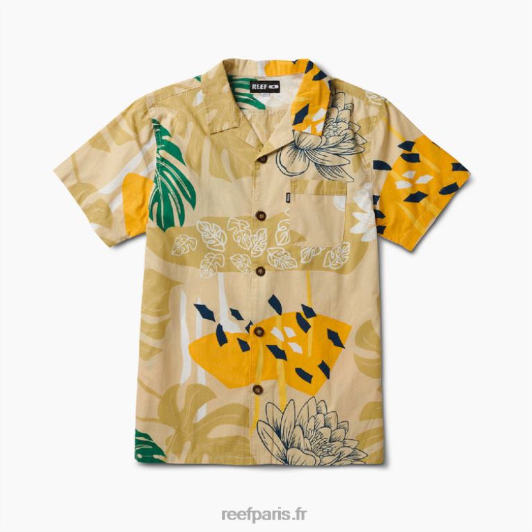 en Reef chemise à manches courtes otis Hommes brouillard 0XL0D660