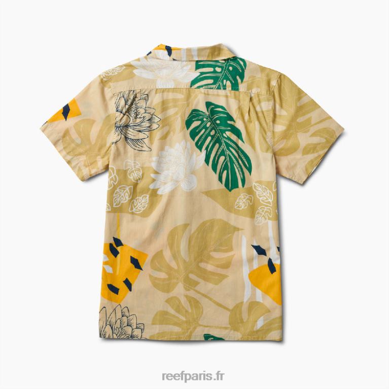 en Reef chemise à manches courtes otis Hommes brouillard 0XL0D660